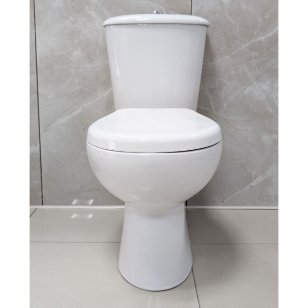 Gravena White Juliana Close Couple Toilet Set