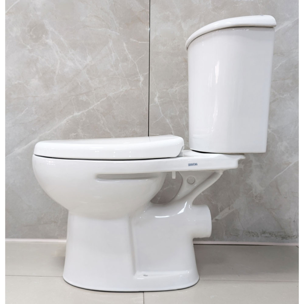 Gravena White Juliana Close Couple Toilet Set