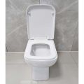 Gravena White Piccollo Square Close Couple Toilet