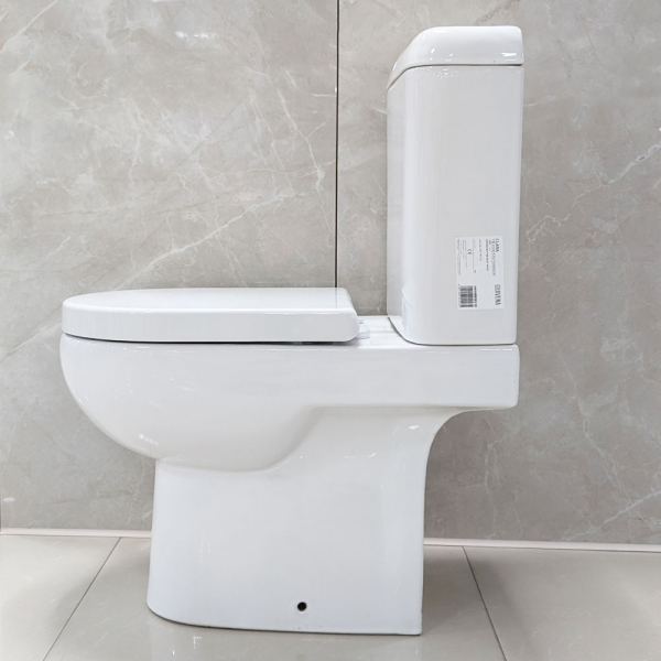 Gravena White Clara Close Couple Toilet