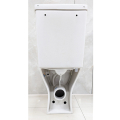 Lecico White Atlas Rimless Close Couple Toilet Set