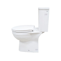 Lecico White Atlas Rimless Close Couple Toilet Set