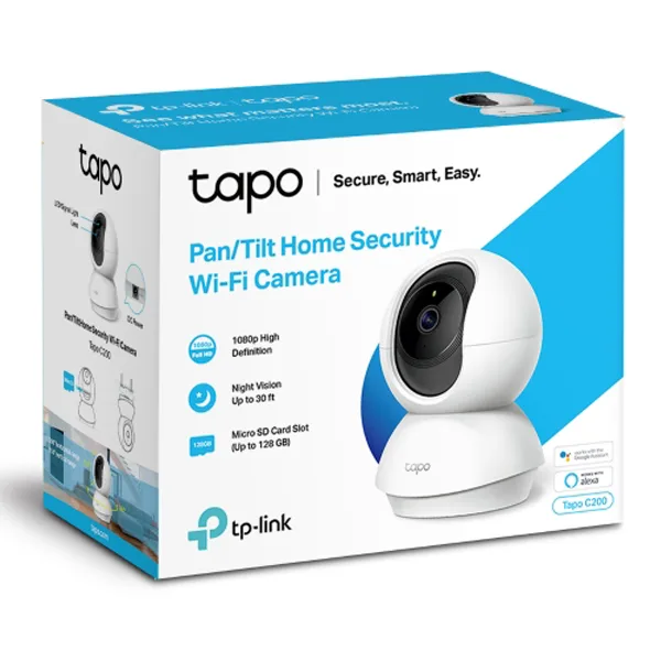 TP-Link Home Security Wi-Fi Camera – Tapo C200 Pan/Tilt