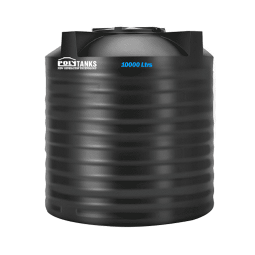 PolyTank 10,000 LITRES BLACK TALL